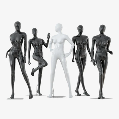 A collection of five faceless female mannequins 34 — Вид 1