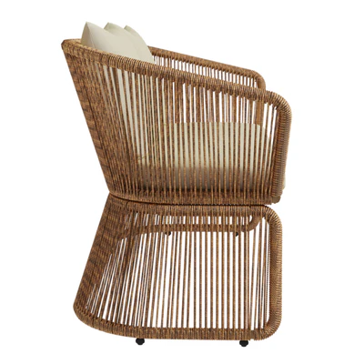 Sofa Saint-Tropez beige wicker — Ver 3