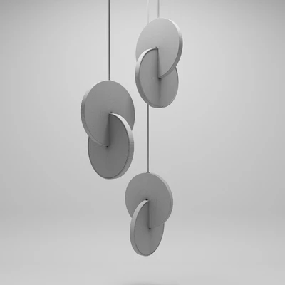 Eclipse Chandelier 3 Piece — Ver 2