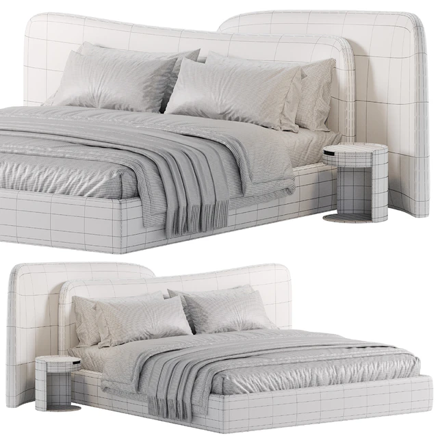 Gaspra Modern Bed — Скачать