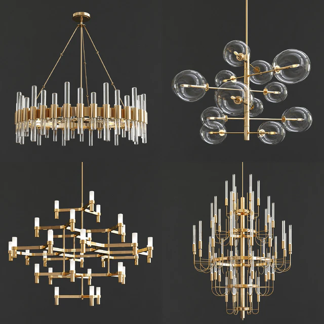 Four Exclusive Chandelier Collection 11 — Download