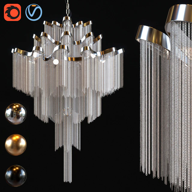Terzani Stream Chandelier — Скачать