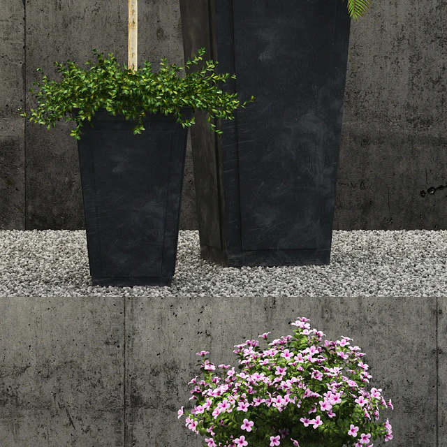 Restoration Hardware paneled sheet metal planters — Descargar