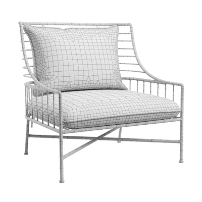 CB2 Breton Black Metal Chair — Ver 2