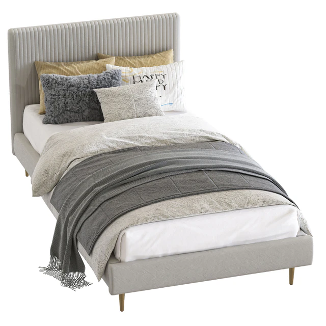 Roar / Rabbit Pleated Upholstered Bed 213 — Descargar