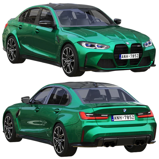 BMW M3 Competition G80 2021 — Download