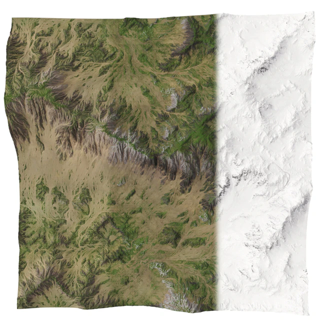 Mountains Terrain - 3 textures — Descargar
