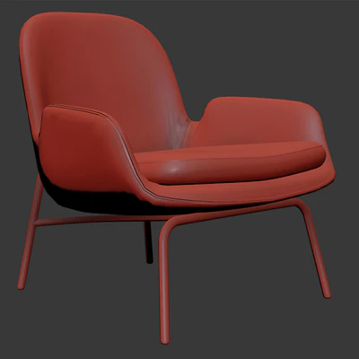 Era Lounge Chair Low Steel — Ver 2