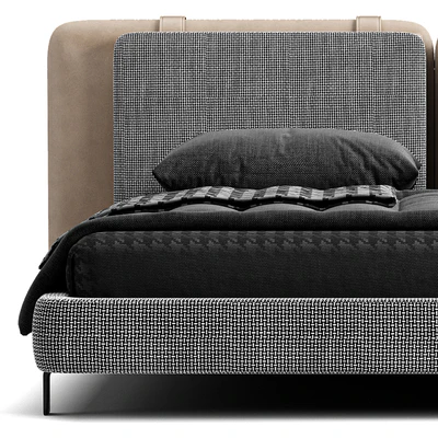 Bed Minotti Tatlin Soft — Ver 2