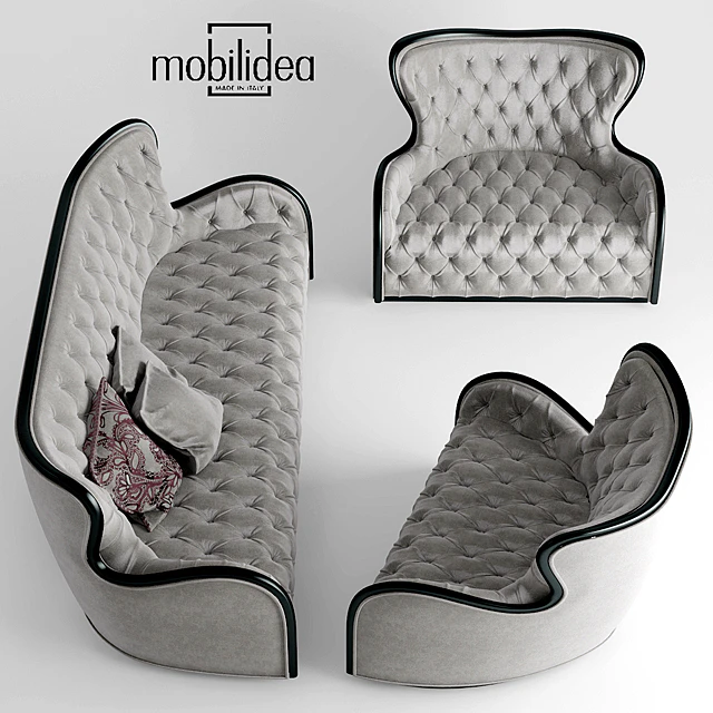 Диван и кресло mobilidea MARGOT DIVANO — Скачать