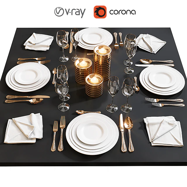 Сервировка стола / Table setting 17 — Скачать