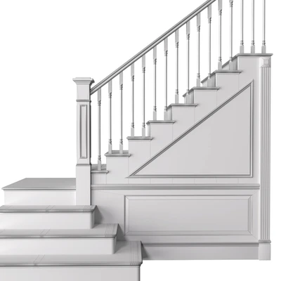 Stair in a classic style.Classic Modern interior Stair — Ver 2