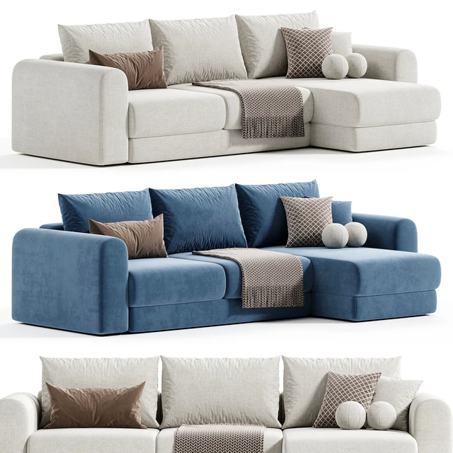 Corner Sofa Richmond SE Monolit — Скачать
