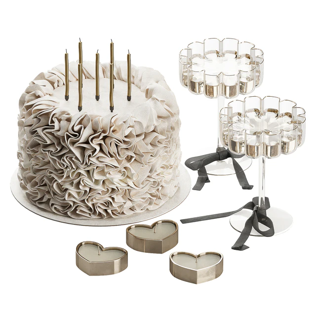 Decorative set with cake 011 KM — Descargar