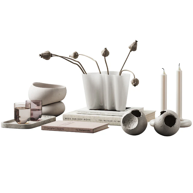 370 decorative set 038 cracked spheres and dried poppy seeds — Скачать