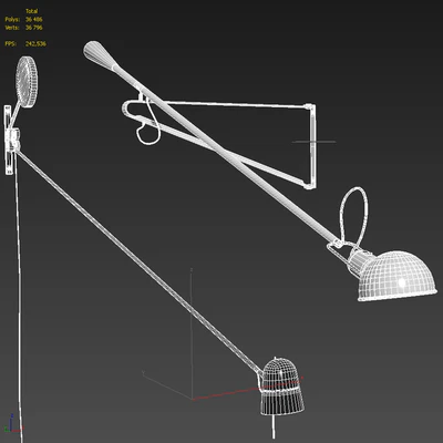 A set of wall lights. LUCEPLAN COUNTERBALANCE. Flos 265 — Ver 2