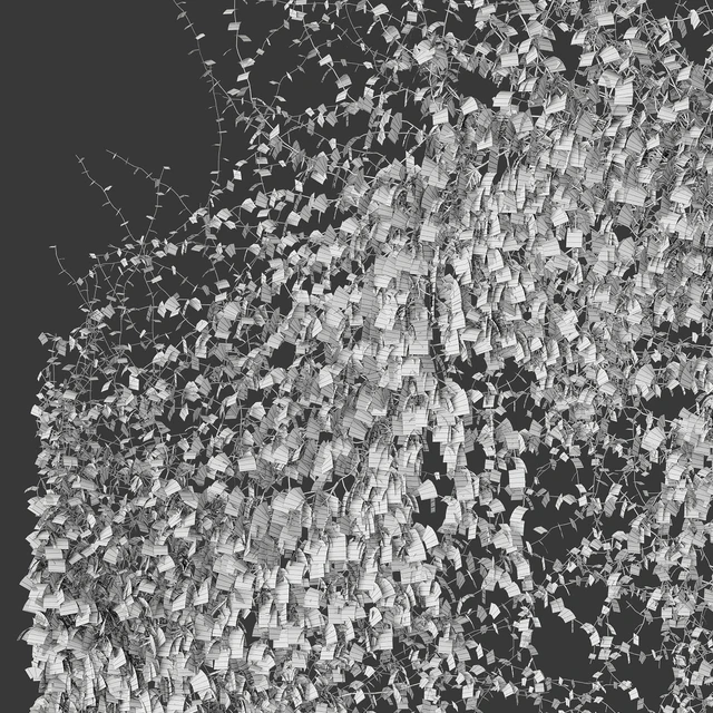 A long wall of ivy. 2 models — Descargar