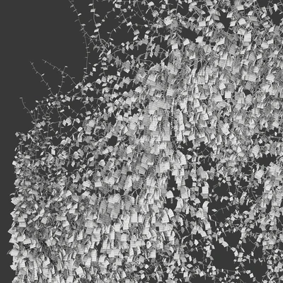 A long wall of ivy. 2 models — Ver 2
