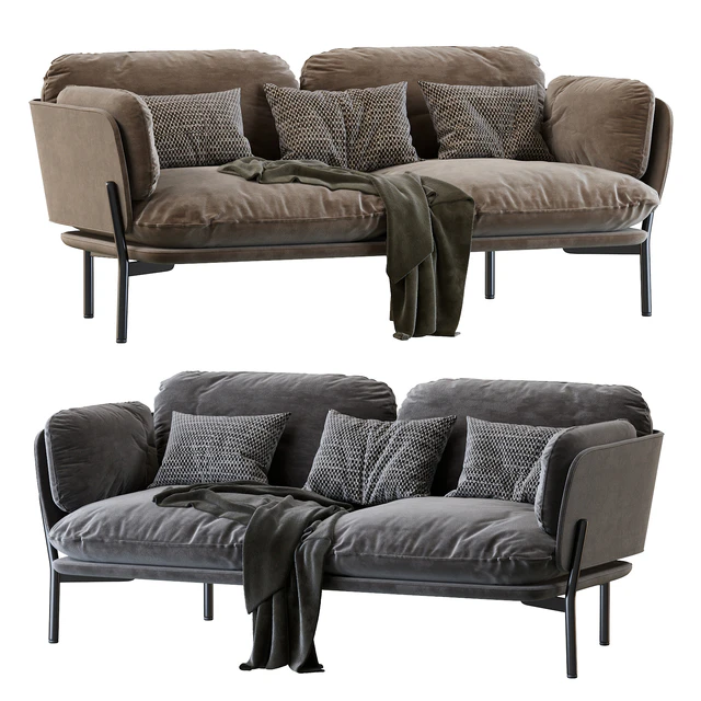 Cloud Two Seater LN2 desert stone by &TRADITION — Скачать