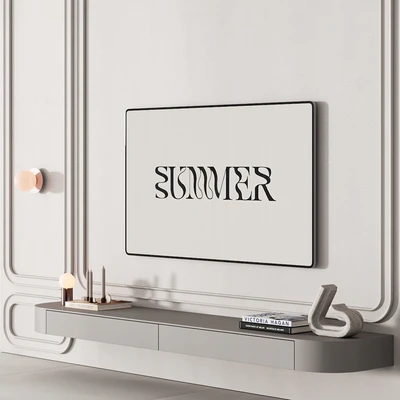 227 tv wall kit 09 modern classic molding 01 — Вид 2