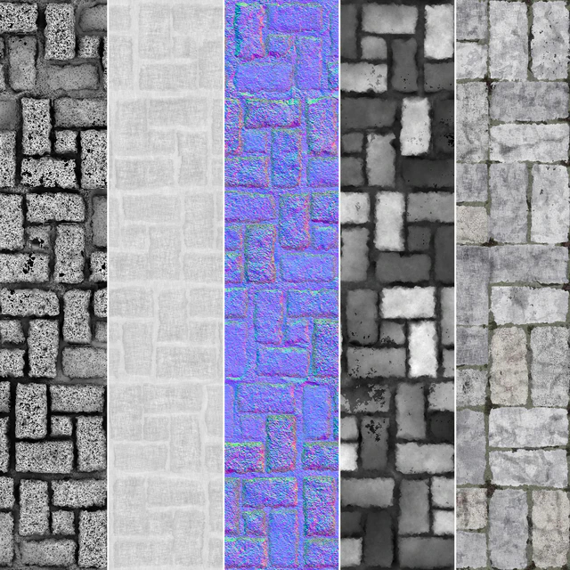 5 stone paving texture — Скачать