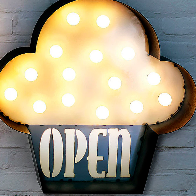 Lighted Metal sign. Set 2 — Скачать
