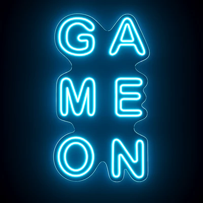 Game On Neon Sign — Ver 1