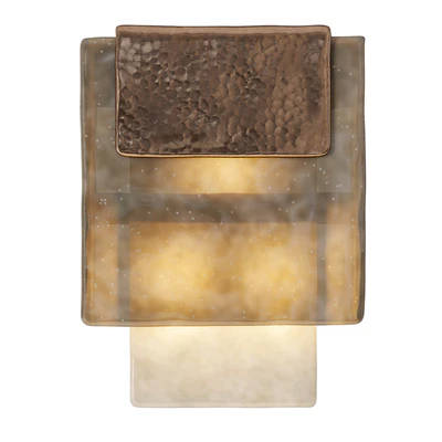 Charles Burnand Hand Silvered Mini Placche Wall Sconce — Ver 3
