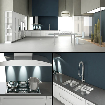 Contemporary kitchen — Ver 1