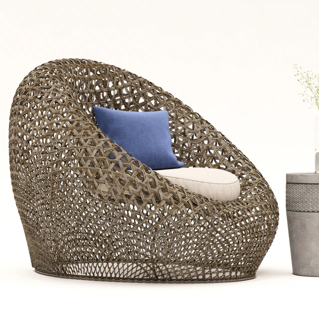 Restoration Hardware Nido Chair and Cosimo Side Table — Скачать