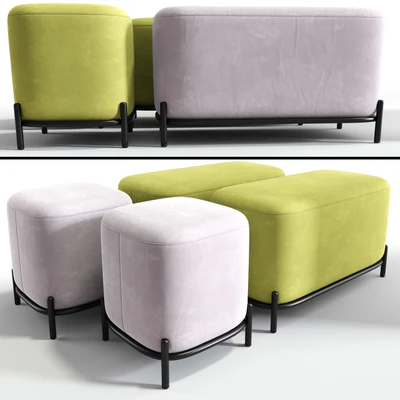 Pawai square pouf — Вид 1