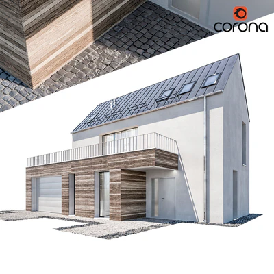 Modern house 13 | night — Вид 1