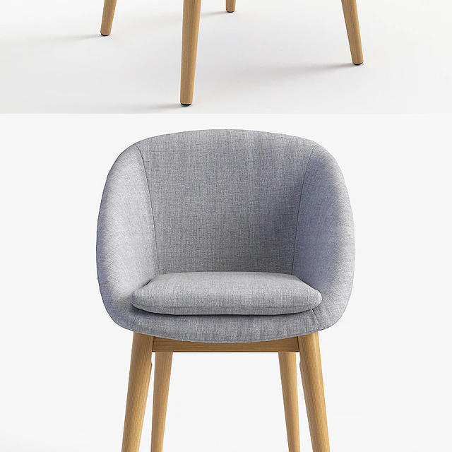 Dining group Jimi La Redoute. Table + chair — Descargar