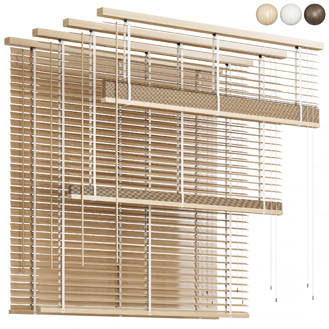 Wooden blinds 03, Folding wooden blinds — Descargar
