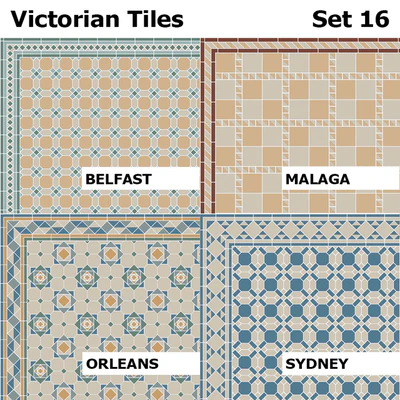 Topcer Victorian Tiles Set 16 — Вид 1