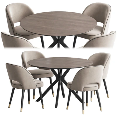 Dining set Ralf table Cliff chair — Ver 1