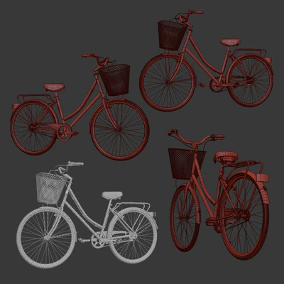 Bike Vintage Ladies Deluxe — Ver 2