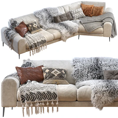 Joy shaped corner sofa — Ver 1