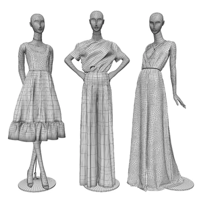 Women's clothing on mannequins — Ver 2