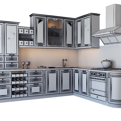 "Kitchen Yard" - model Ivory — Ver 3