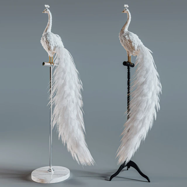 Artificial White Peacock 01. — Скачать