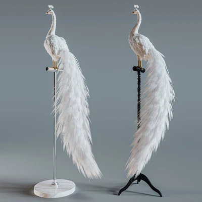 Artificial White Peacock 01. — Вид 3