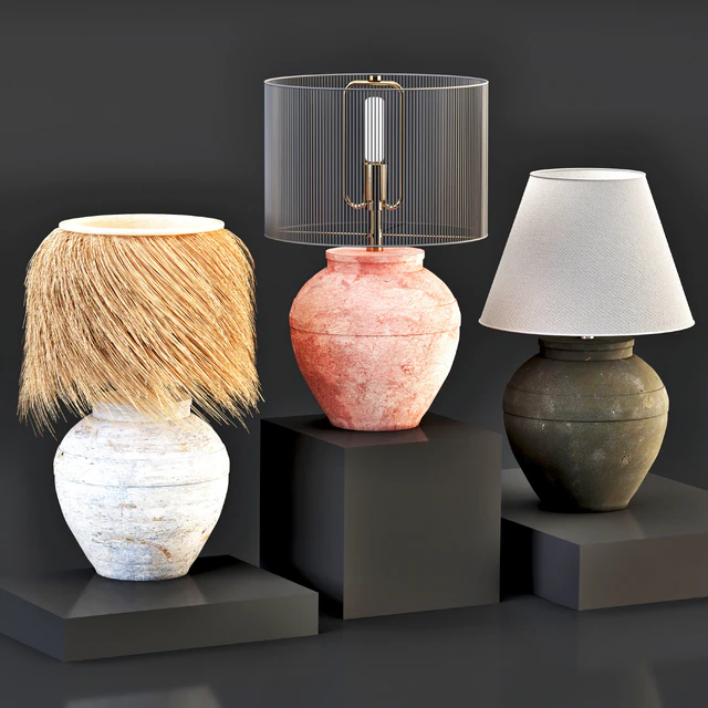 Table lamp-set 01 — Скачать