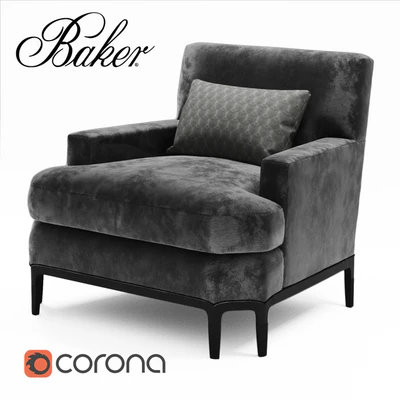 Baker CELESTITE LOUNGE CHAIR — Вид 1