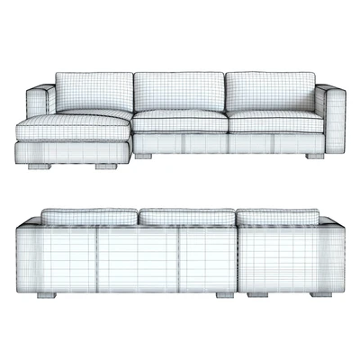 Restoration Hardware Maddox Leather Sectional — Ver 2