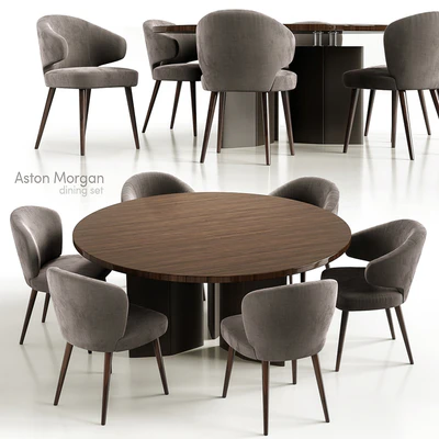 Minotti aston morgan dining set — Ver 1