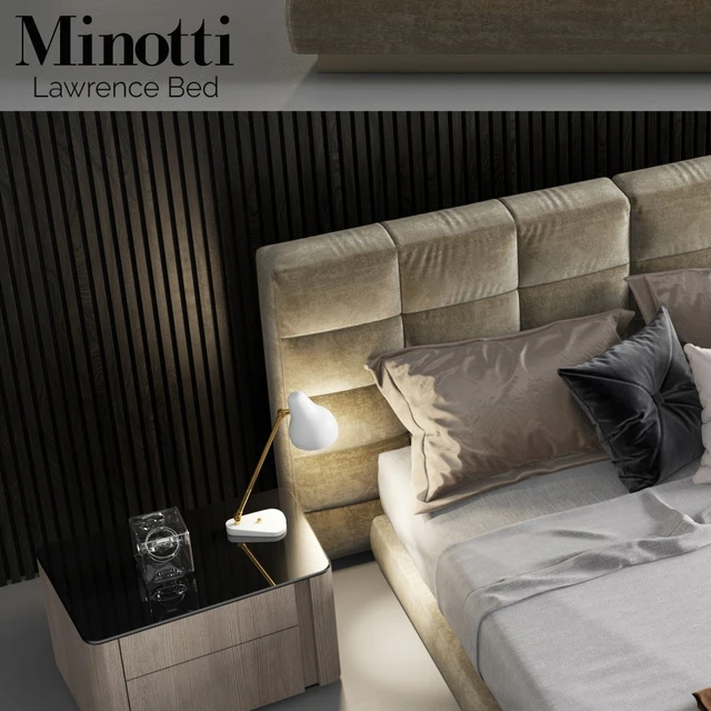 Minotti Lawrence Bed - 2 — Скачать