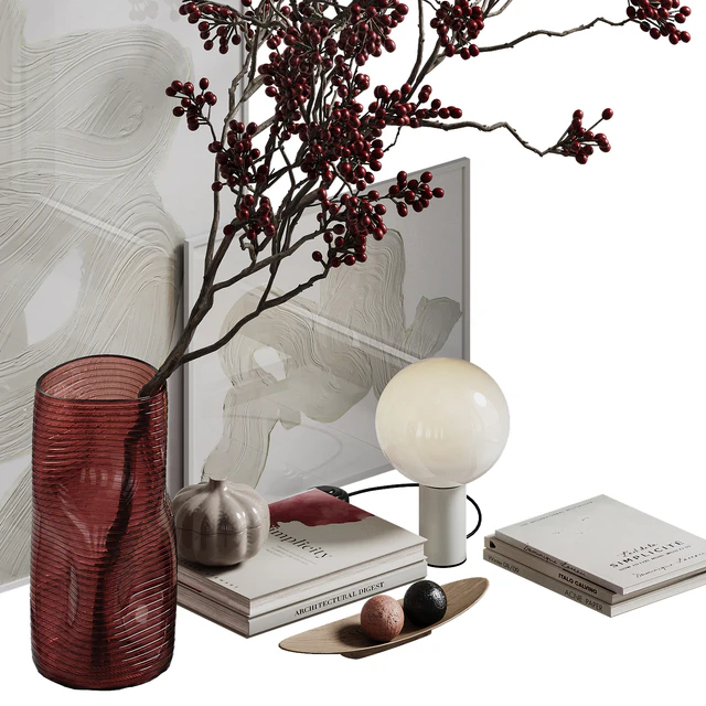 Branches with berries decor set — Скачать