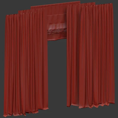 Curtains with tulle. — Ver 2