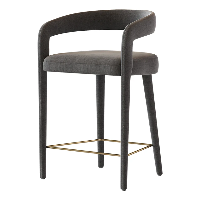 LISETTE WHITE COUNTER STOOL — Descargar